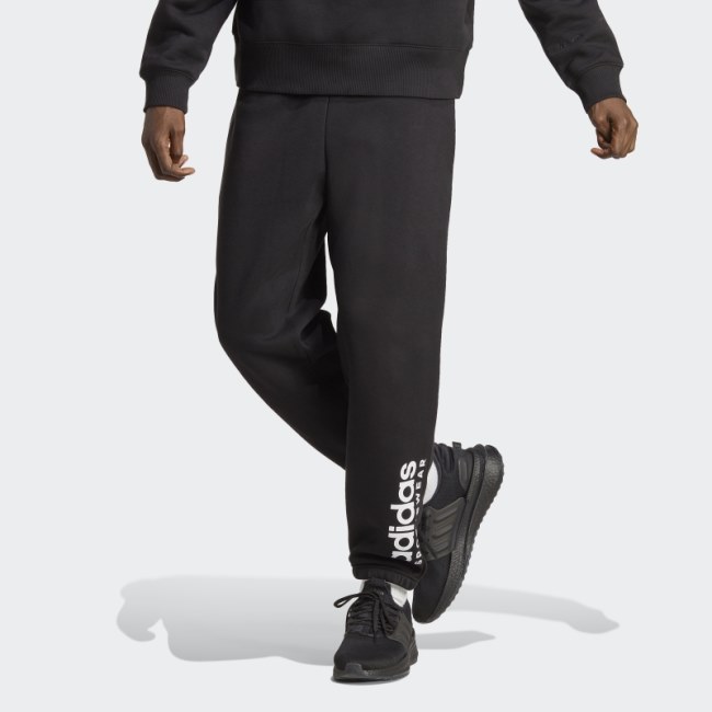 Adidas All SZN Fleece Graphic Pants Black