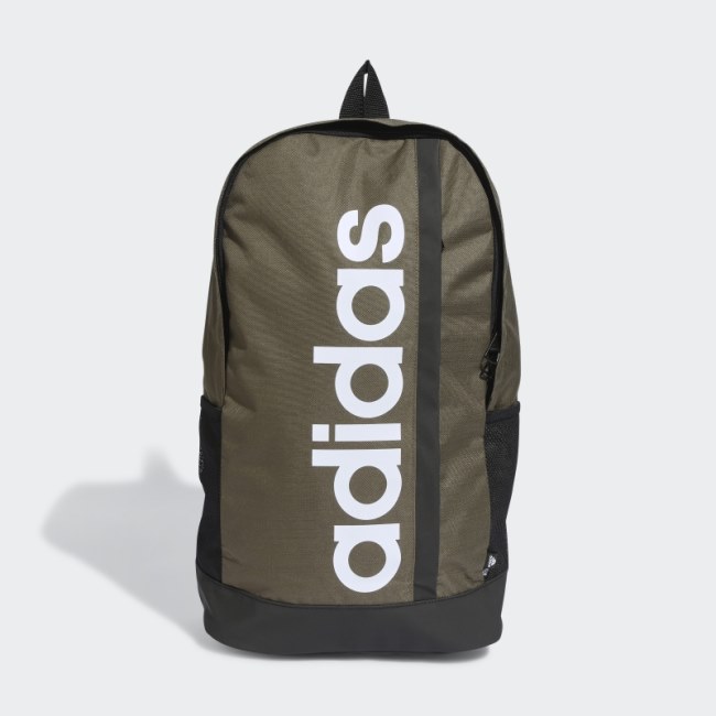 Essentials Linear Backpack Olive Adidas