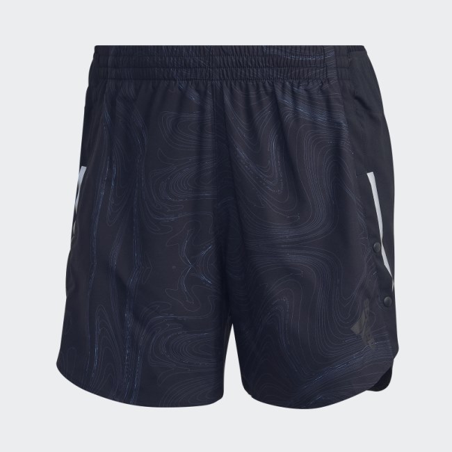 Hot Adidas Designed for Running for the Oceans Shorts Blue
