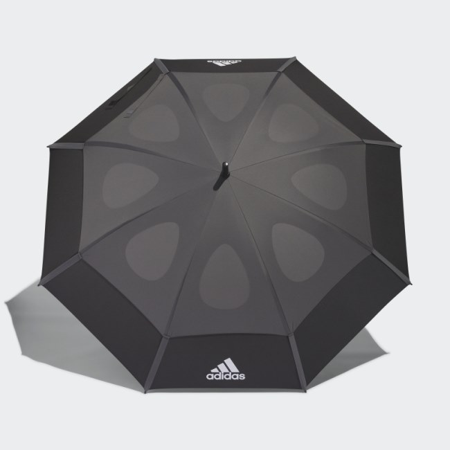 Adidas 64" Double Canopy Umbrella Black