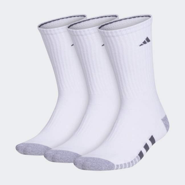 Black Adidas Cushioned Crew Socks 3 Pairs Stylish