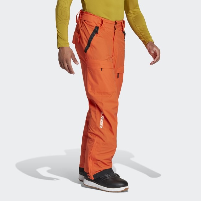 Adidas Resort Two-Layer Shell Tracksuit Bottoms Orange