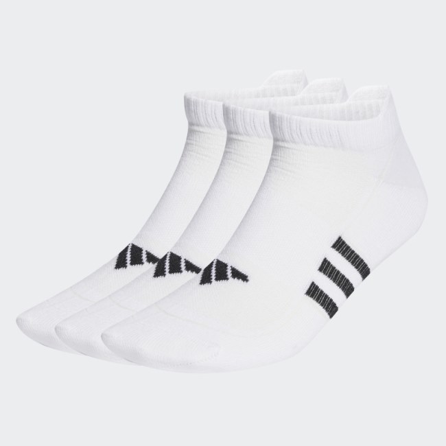 Adidas White Performance Light Low Socks 3 Pairs