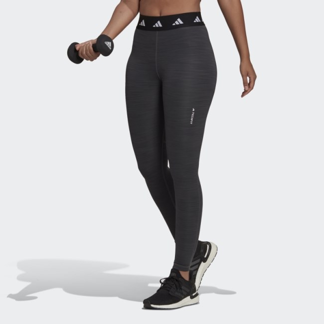 Adidas Techfit Period Proof 7/8 Leggings Dark Grey Heather