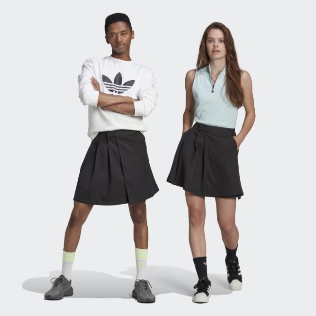 Adidas Black Adicolor Contempo Tailored Skirt (Gender Neutral)