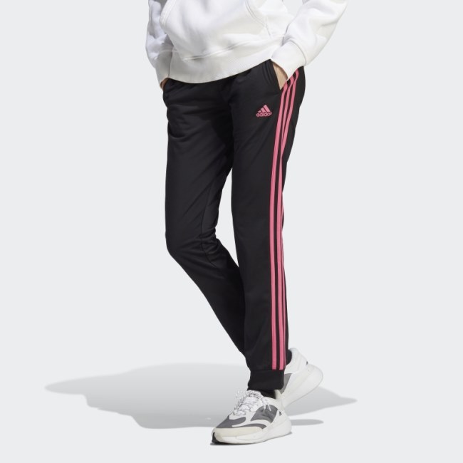 Primegreen Essentials Warm-Up Slim Tapered 3-Stripes Track Pants Adidas Black