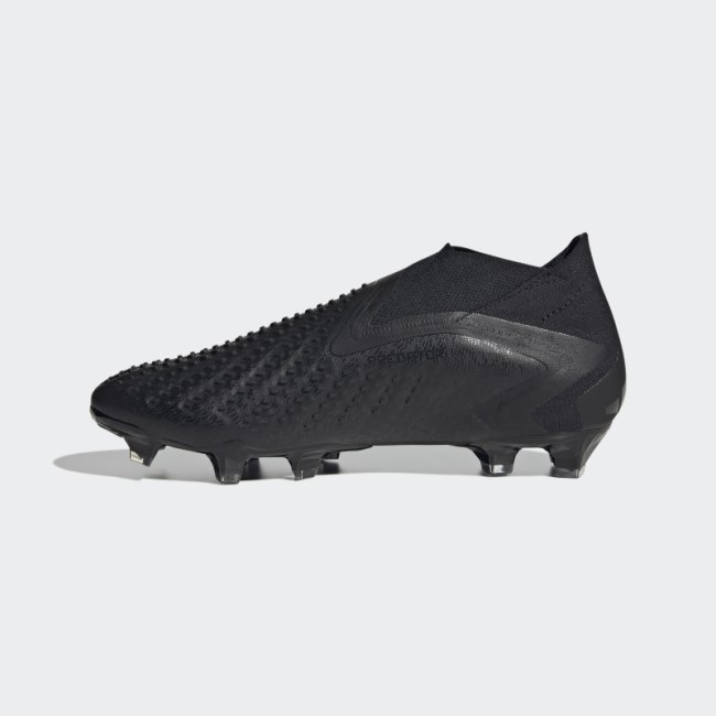 Black Predator Accuracy+ Firm Ground Cleats Adidas