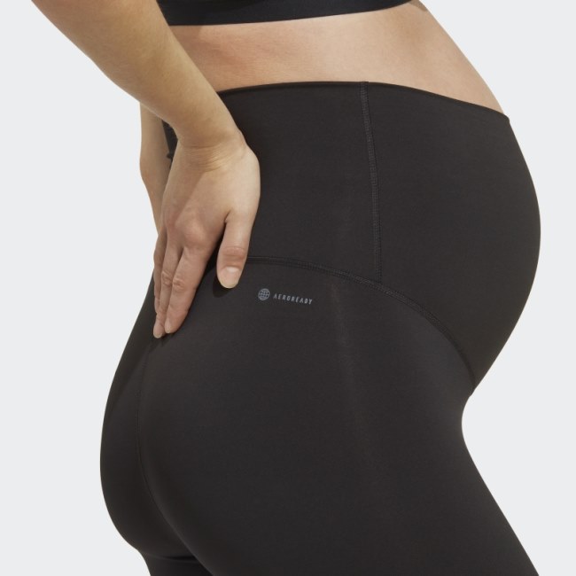 Adidas Yoga 7/8 Leggings (Maternity) Black