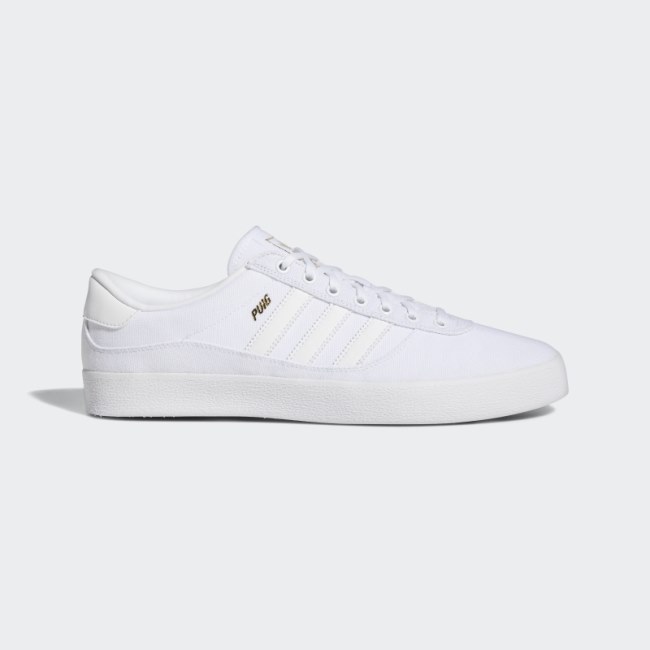 White Adidas Puig Indoor Shoes