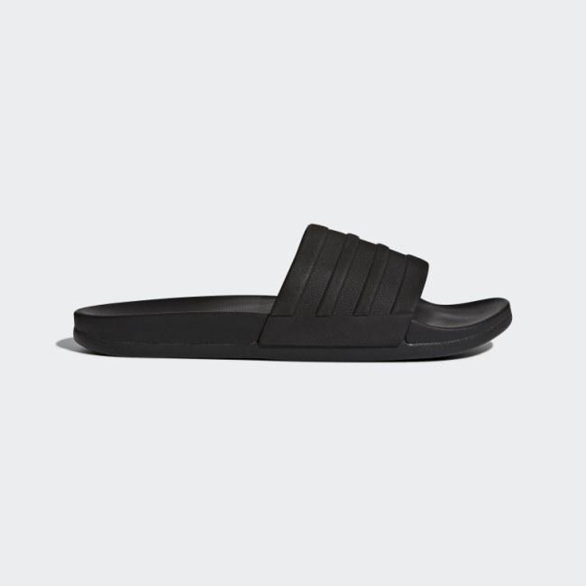 Adidas Black Adilette Comfort Slides