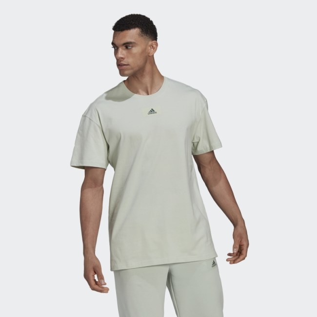 Adidas Essentials FeelVivid Drop Shoulder T-Shirt Green