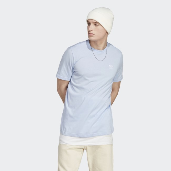 Trefoil Essentials T-Shirt Adidas Blue Dawn