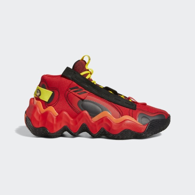 Adidas Red Exhibit B Candace Parker Mid Shoes