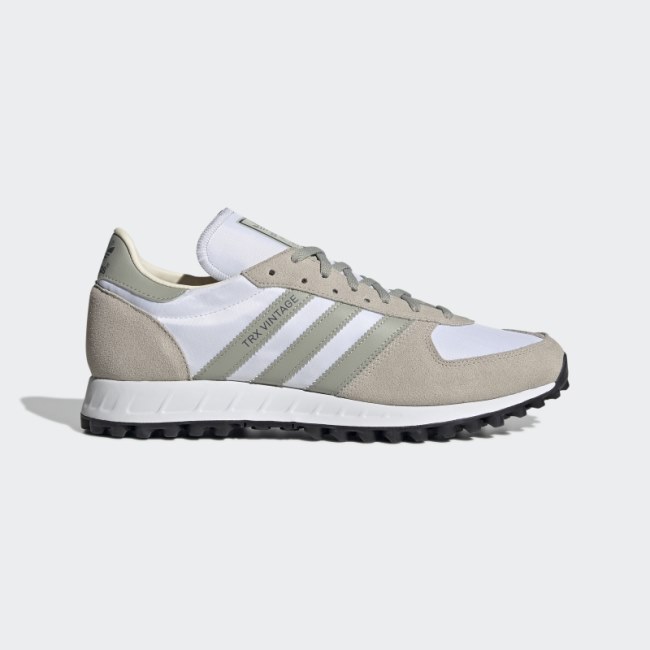 White Adidas TRX Vintage Shoes Fashion