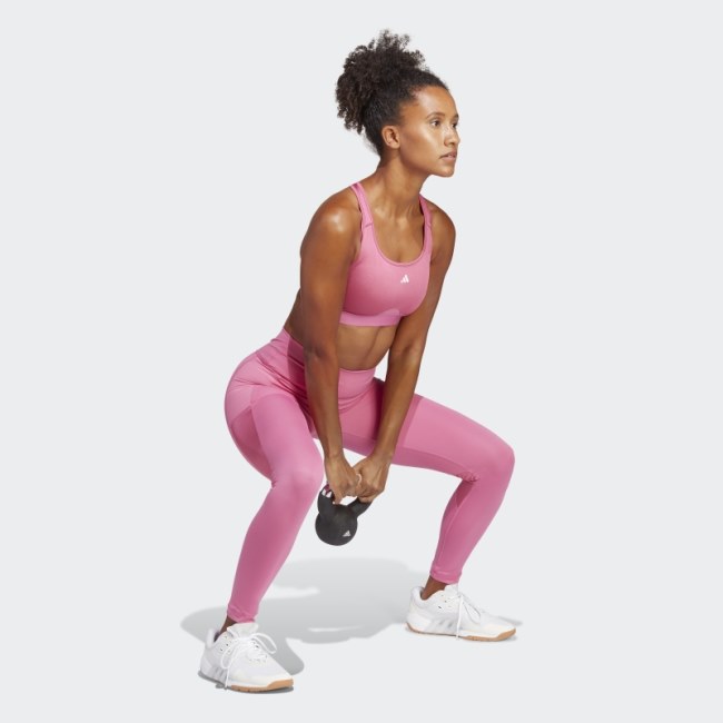 Train Essentials High-Intensity 7/8 Leggings Adidas Fuchsia