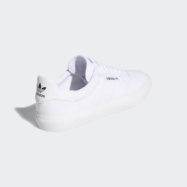 White Adidas 3MC Vulc Shoes