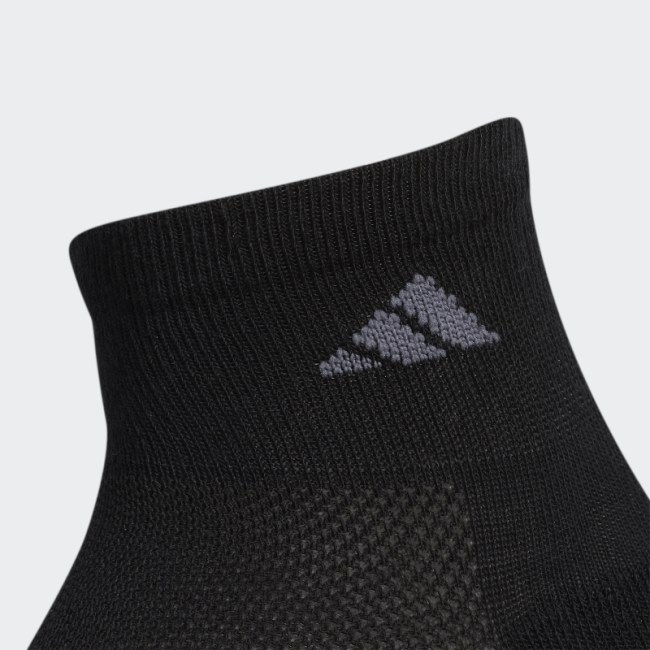 Black Superlite Quarter Socks 3 Pairs Adidas