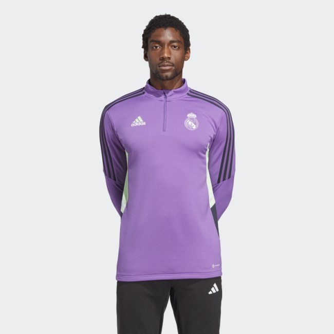 Adidas Purple Real Madrid Condivo 22 Training Top