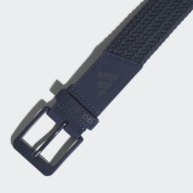 Adidas Braided Stretch Belt Navy