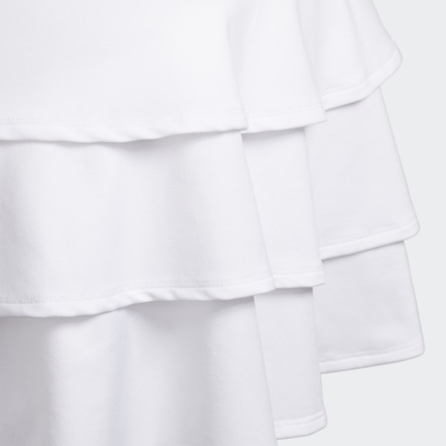 Adidas Ruffled Skort White