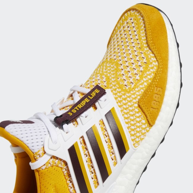 White Adidas Ultraboost 1.0 Arizona State