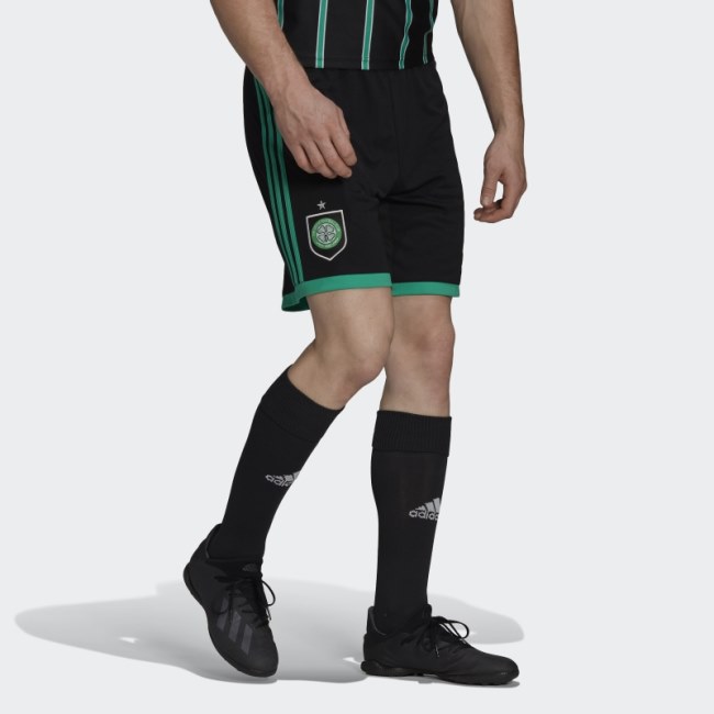 Adidas Black Celtic FC 22/23 Away Shorts