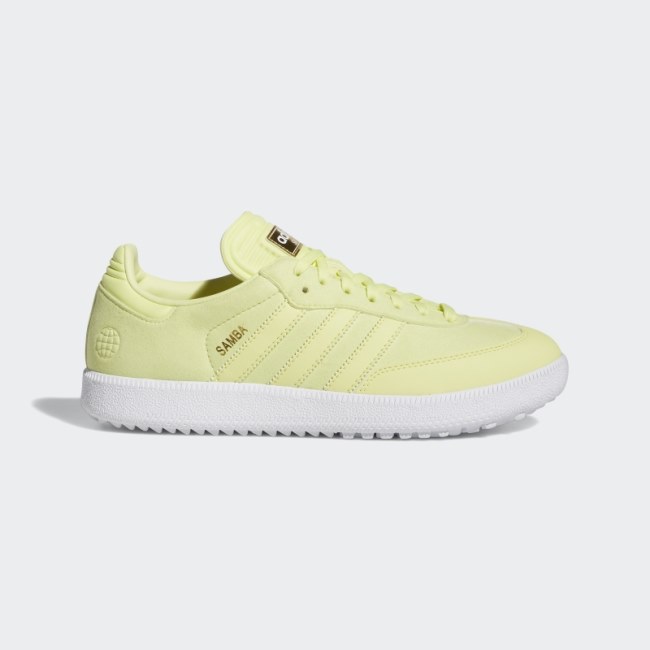 Special Edition Samba Spikeless Golf Shoes Yellow Adidas