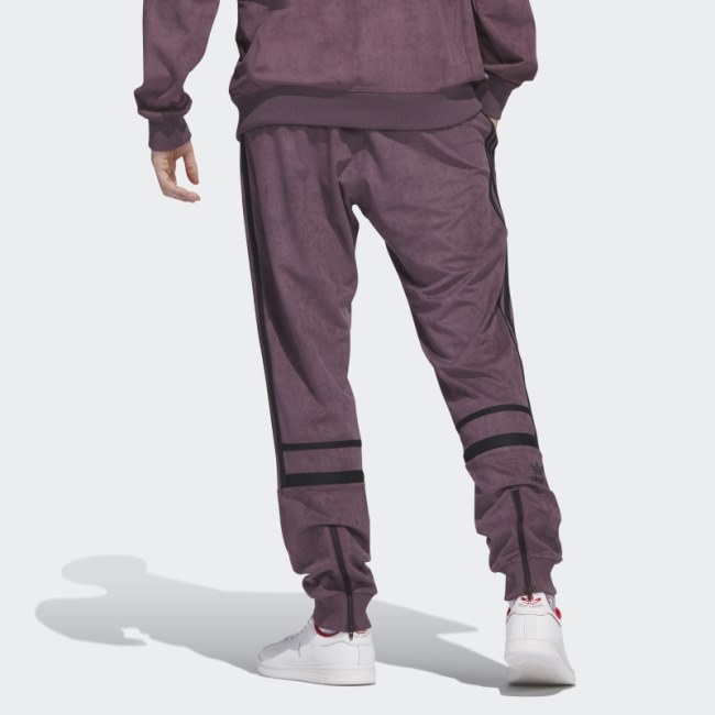 Maroon Adicolor Classics Plush Track Pants Adidas