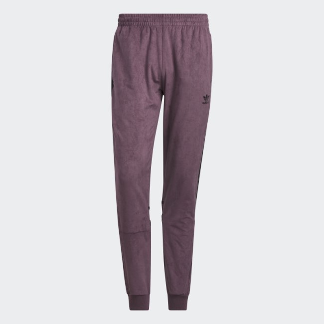 Maroon Adicolor Classics Plush Track Pants Adidas