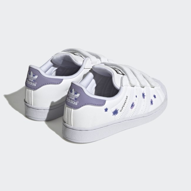 Lilac Adidas Superstar Shoes