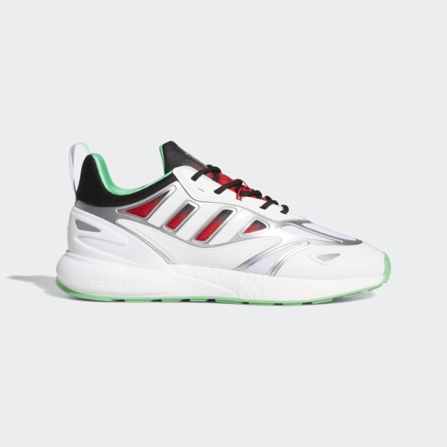 Silver Gamora ZX 2K Boost Shoes Adidas