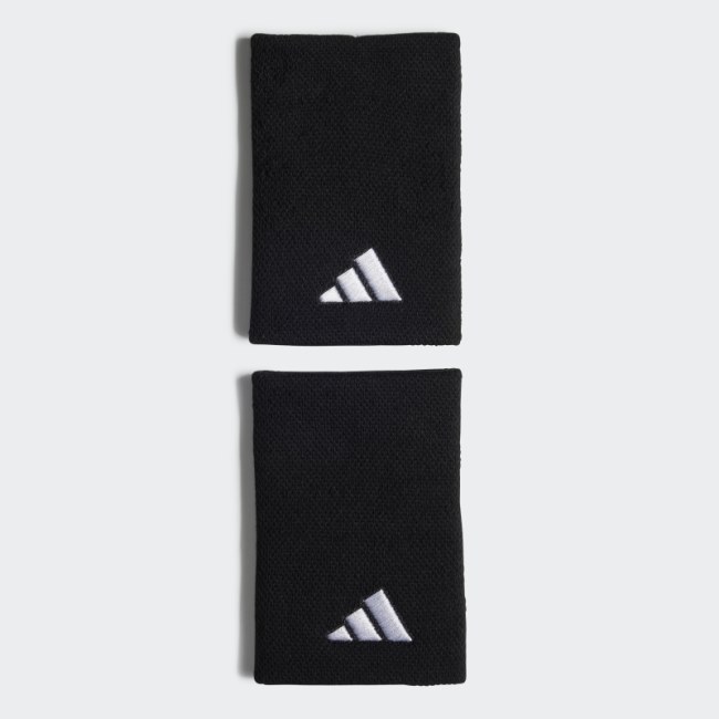 Black Adidas Tennis Wristband Large