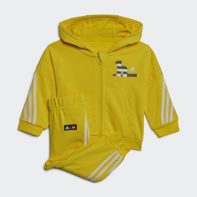 Adidas x Classic LEGO Jacket and Pant Set Fashion Yellow