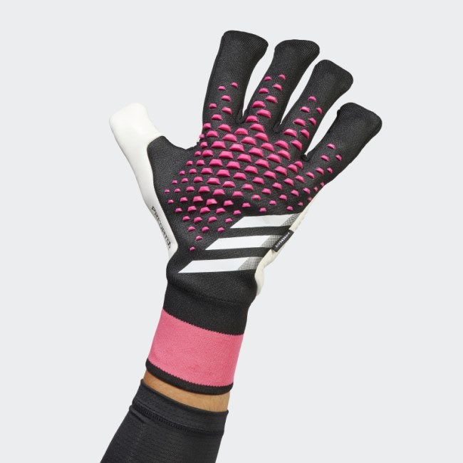 Adidas Predator Pro Fingersave Goalkeeper Gloves Black