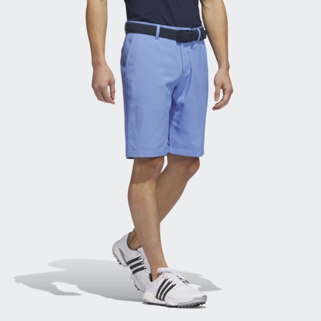 Blue Adidas Ultimate365 10-Inch Golf Shorts