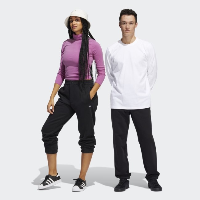 Adidas Black Heavyweight Shmoofoil Pants (Gender Neural)