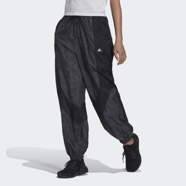 Black Adidas Sportswear Woven Lightweight Pants Hot