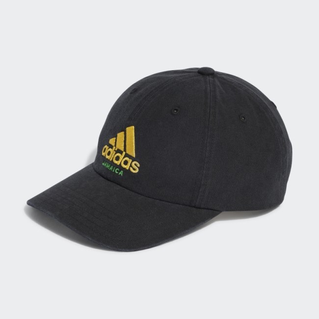 Jamaica Soccer Hat Black Adidas