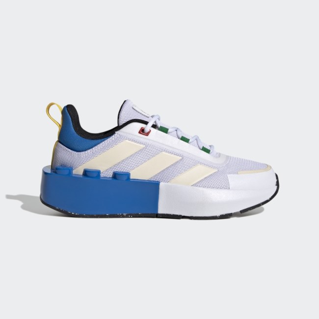Adidas x LEGO Tech RNR Lace-Up Shoes Hot White
