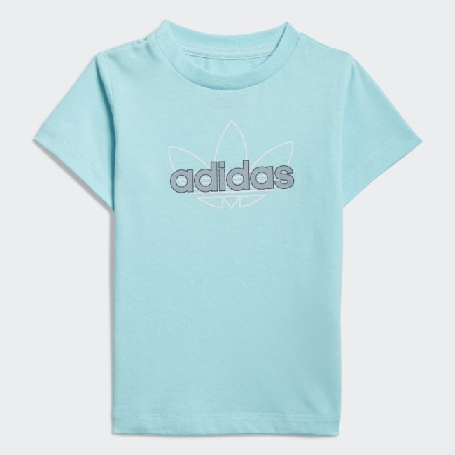 Aqua Adidas SPRT Collection Graphic T-Shirt