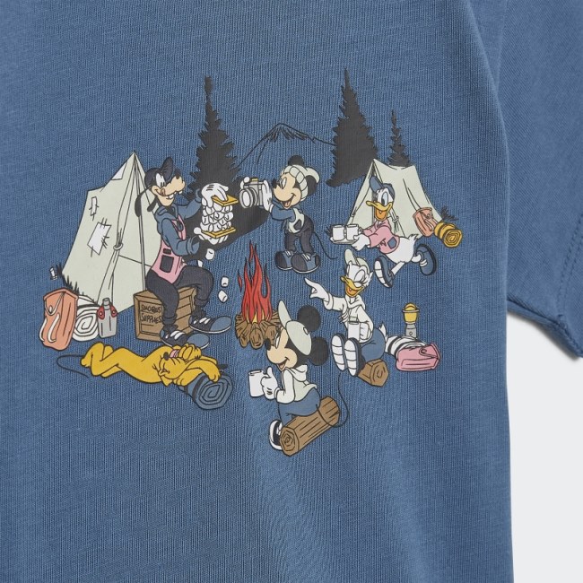 Disney Mickey and Friends T-Shirt Altered Blue Adidas