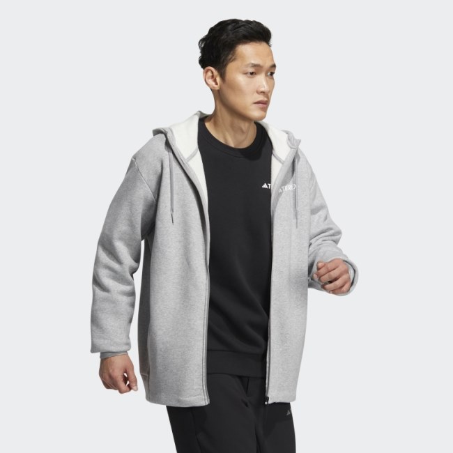 Medium Grey Knit Jacket (Gender Neutral) Adidas