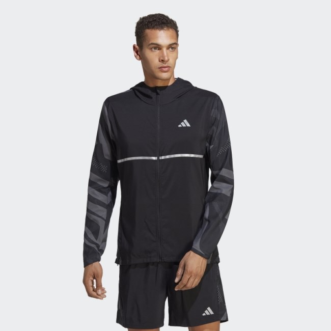 Own the Run Seasonal Jacket Adidas Black