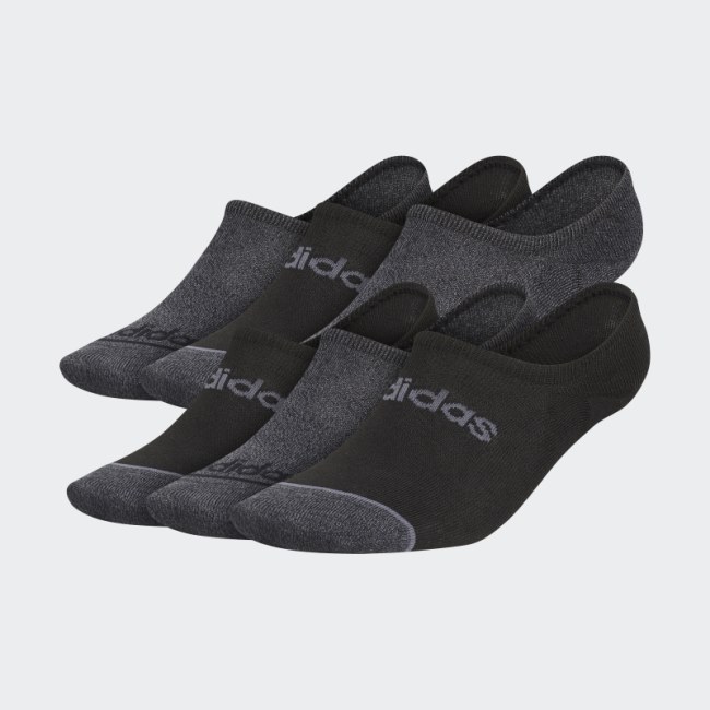 Adidas SL LIN 3 6-Pack Super-No-Show Socks Black