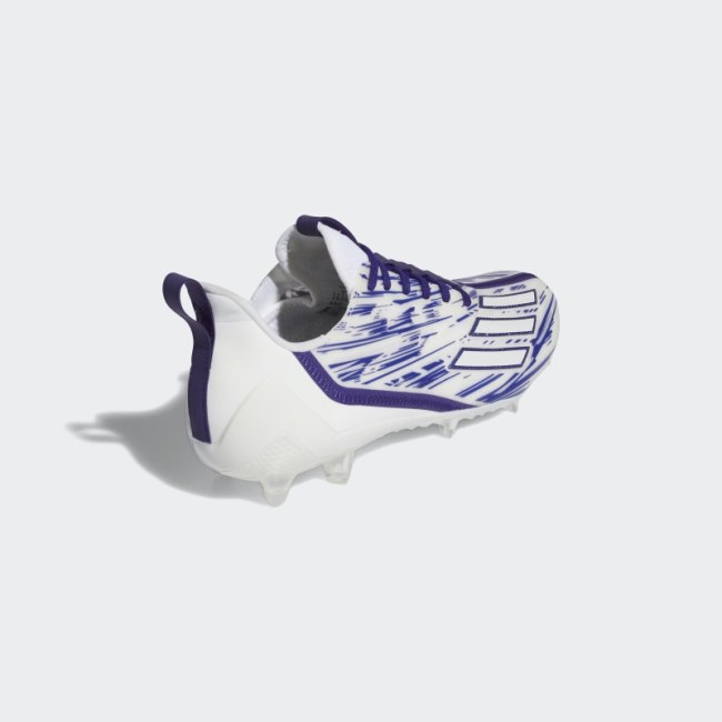 White Adizero Cleats Adidas