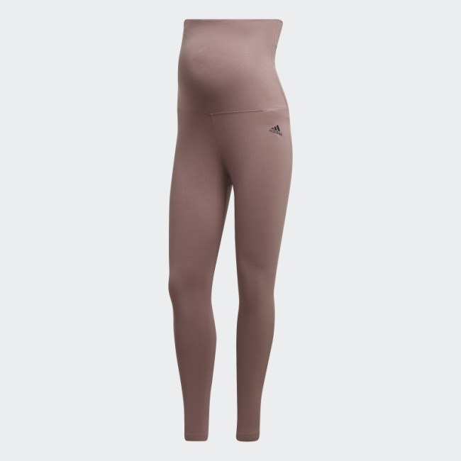 Essentials Cotton Leggings (Maternity) Adidas Purple