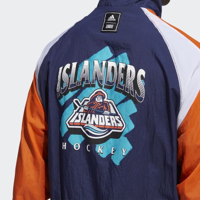 Navy Islanders Reverse Retro Jacket Adidas