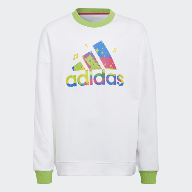 Adidas x LEGO VIDIYO Crewneck Sweatshirt Hot White