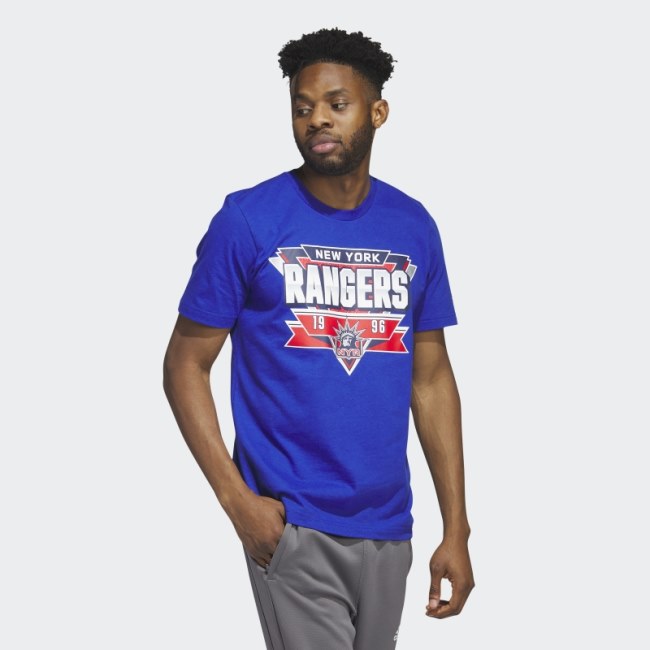 Royal Blue Rangers Playmaker Tee Adidas