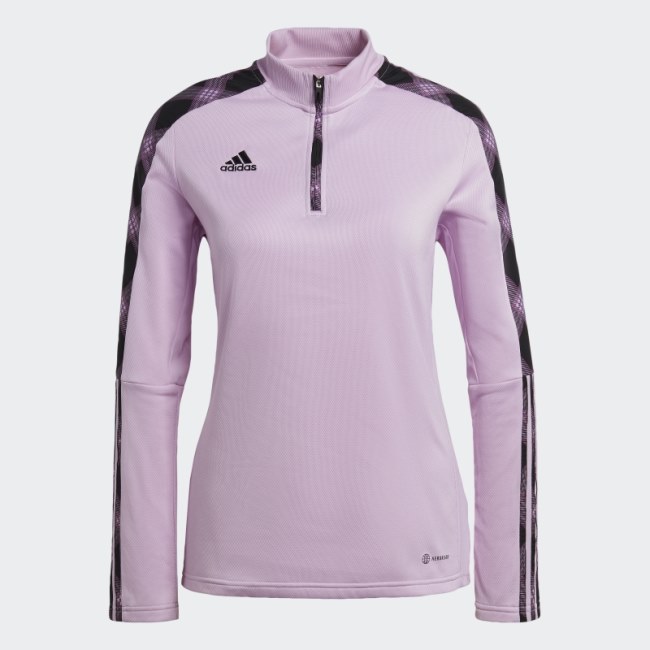 Tiro Fleece Mid-Layer Shirt Adidas Lilac